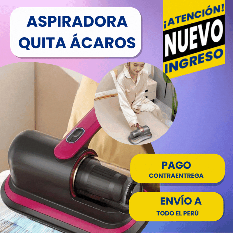 ASPIRADORA INALÁMBRICA QUITA ÁCAROS (UV) – Fatychic Store