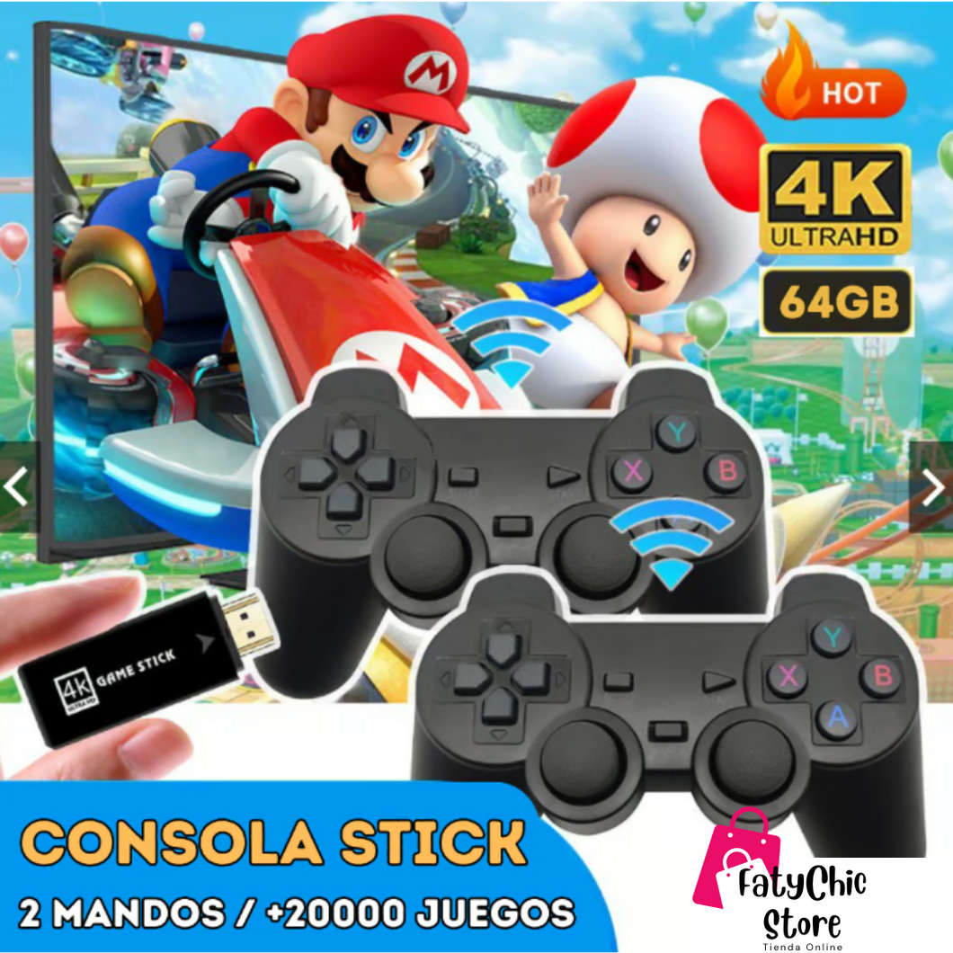 CONSOLA GAME STICK (+10.000 Juegos Incluidos)